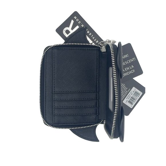 Disney LASR Loungefly Crossover Halloween Mickey Mouse Vampire Wallet Black with - Picture 3 of 4